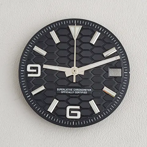 NH35 मूवमेंट 28.5mm डायल BGW9 नीली लाइट NH35A/NH36A मैकेनिकल घड़ी इंस्टॉलेशन एक्सेसरीज़ के लिए उपयुक्त 8 best sales एनएच35ए डायल - №4