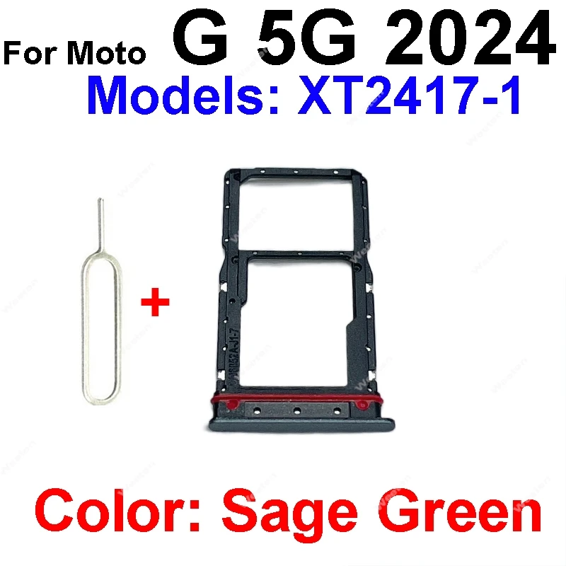 Sim Card Tray Holder Socket For Motorola MOTO G 5G Plus One 5G UW Ace G 5G 2020 2022 2023 2024 XT2113-3 XT2213 XT2313 XT2417-1