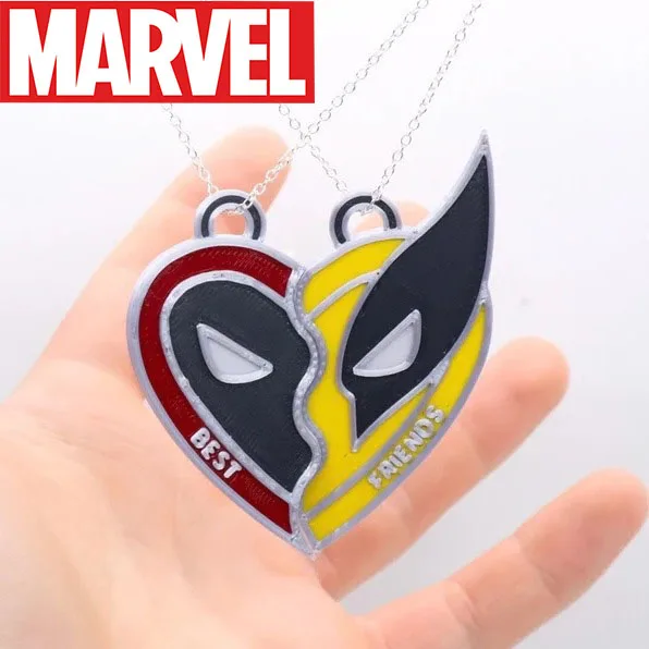 

Marvel Personality Deadpool 3 New Necklace Film and Television Around Wolverine Best Friends Necklace Gift Manufacturers