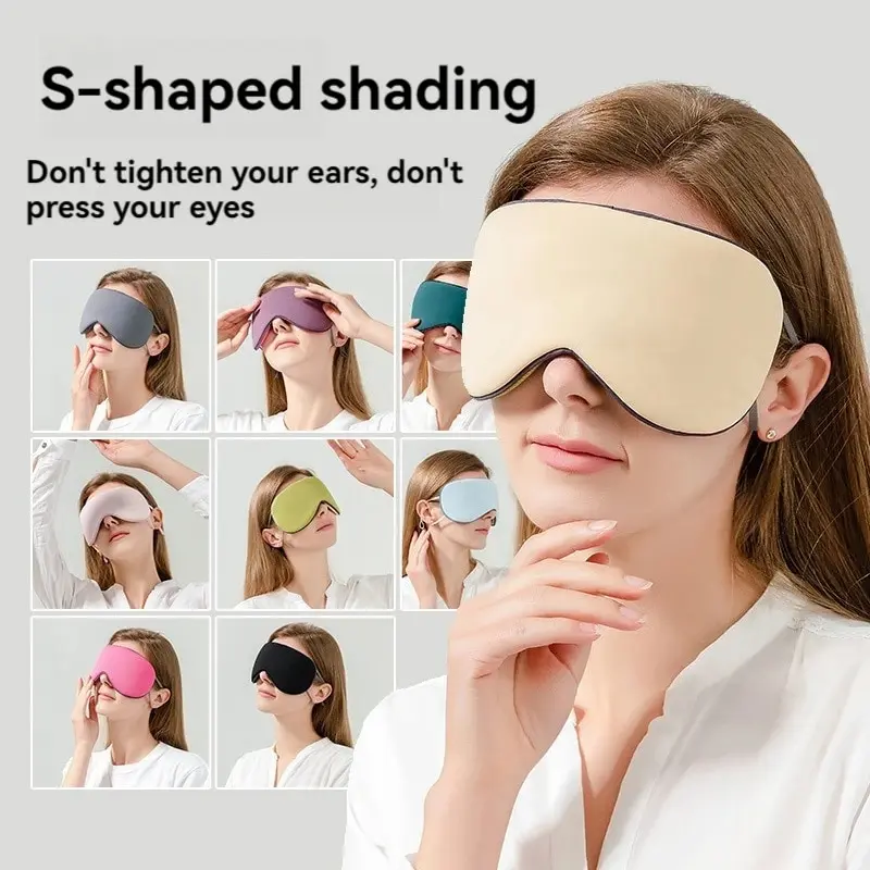 Double-sided Sleeping Eye Mask Four Seasons Universal Shading and Ventilation Lunch Break Eye Mask Warm and Cool Dual-purpose EY