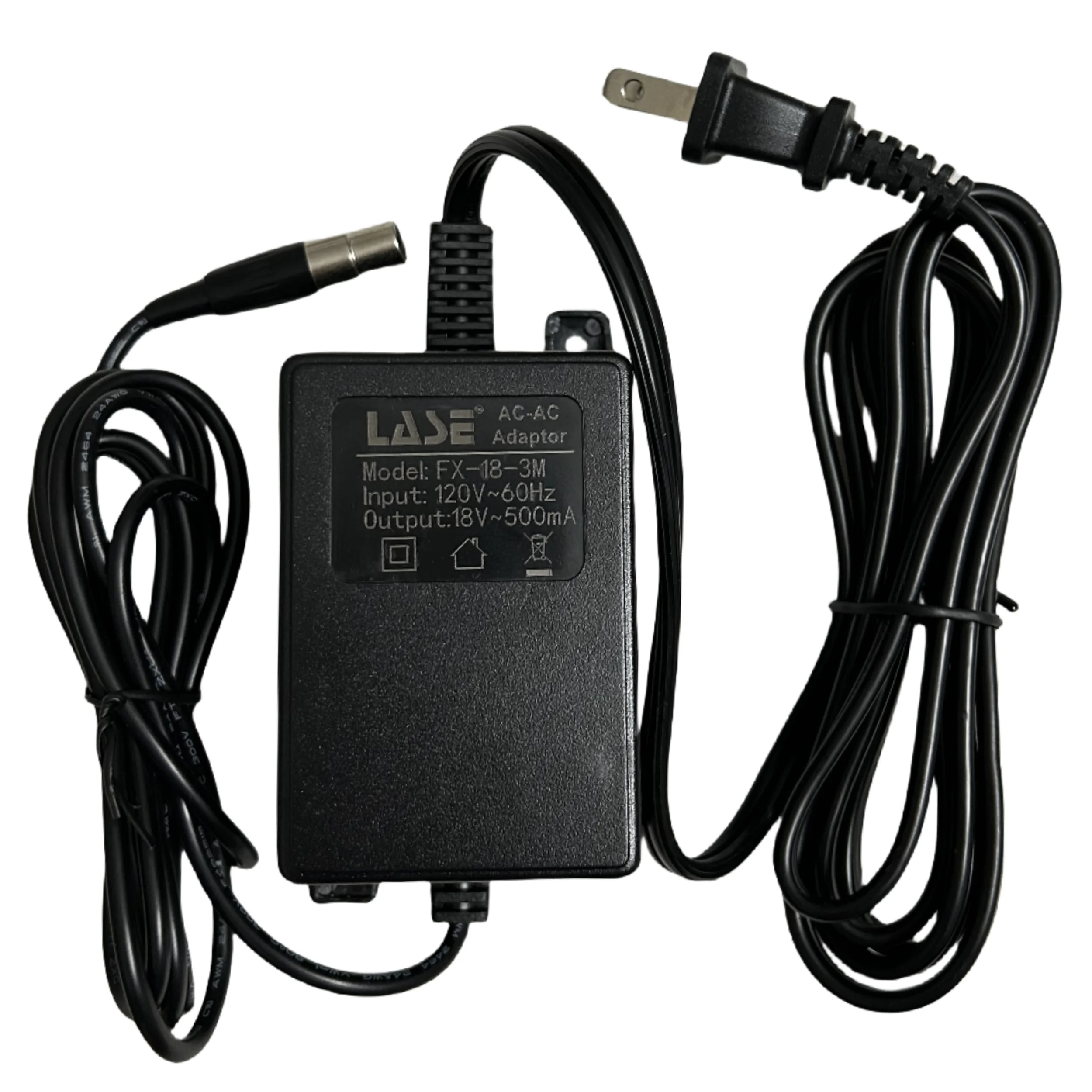 Replacement Power Supply for Mackie 802-VLZ-3 & 4,402-VLZ-3 & 4 Mixer Mini 3 Pin USA Plug