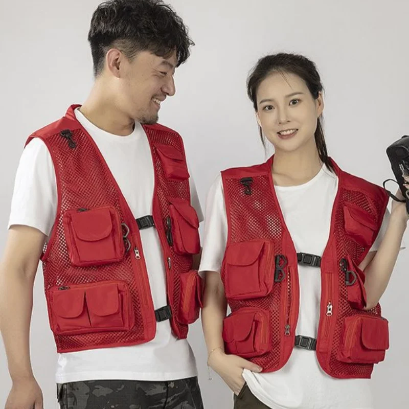 

Men's casual multifunctional vest, waterproof quick drying outdoor fishing vest, casual sports photography, casual vest