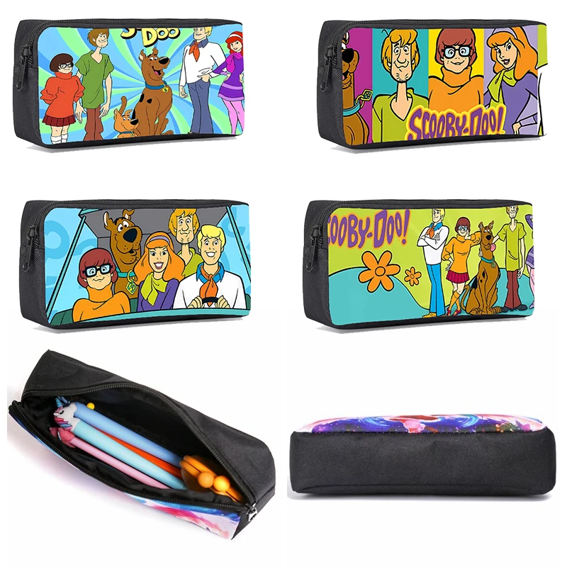 Scooby-Doo Kalem Kutusu Kadın Erkek Kalem Çantası Öğrenci Okul Malzemeleri Kırtasiye Kalem Çantası Kalem Kutusu Kawaii Erkek Kız Doğum Günü Hediyesi