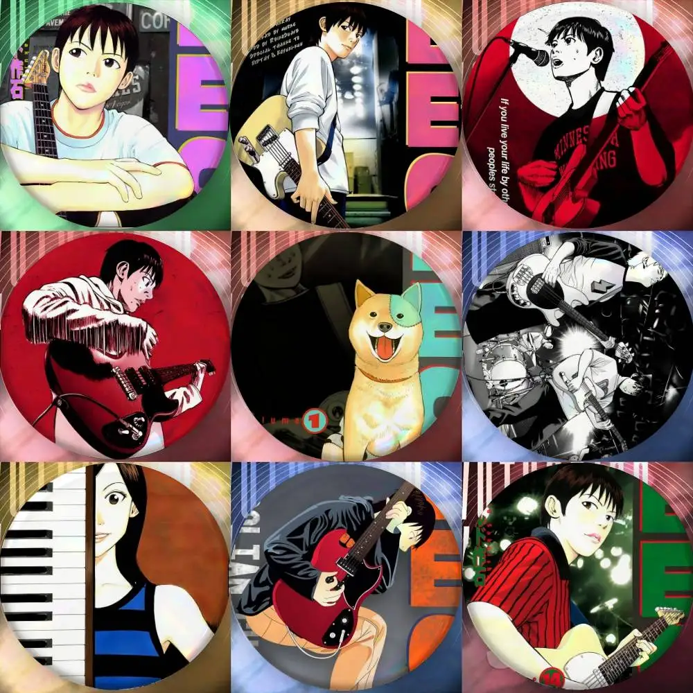 B-Beck Mongolian Chop Squad Anime  Badge Tinplate Meme Round Brooch for Hat Bag Creative Lapel Jewelry Accessories Gifts