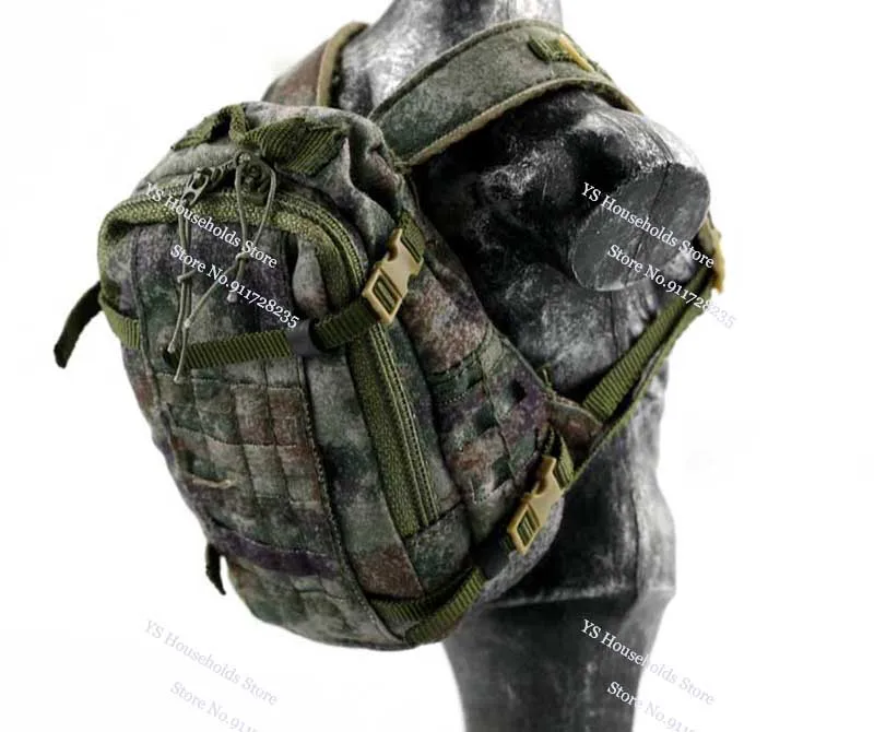 3 Colors 1/6 Man Soldier Mini Marching Backpack Desert Highland Star Sky Scene Accessory Bag Model Toys For 12" Action  Figure