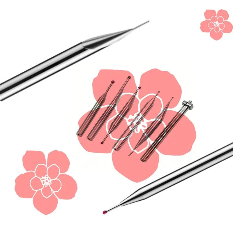Height gauge ruby stylus, eccentric and concentric types, height gauge probes, universal height gauge stylus