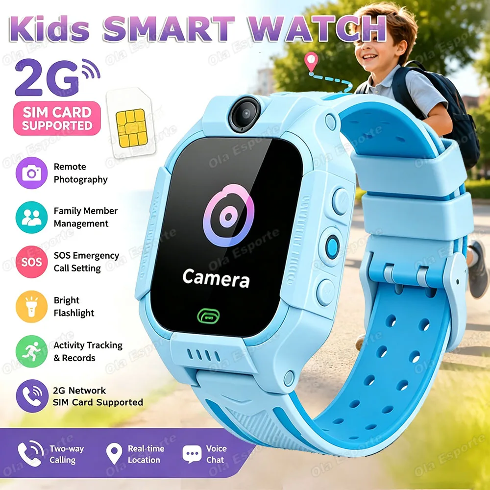 Kids Smart Watch with SOS APP Location Tracking
