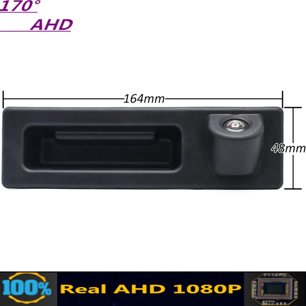 

170° AHD 1080P Trunk handle Vehicle Rear View Camera For BMW X1 X3 X4 X5 F30 F31 F34 F07 F10 F11 F25 F26 E84 Car Parking Monitor