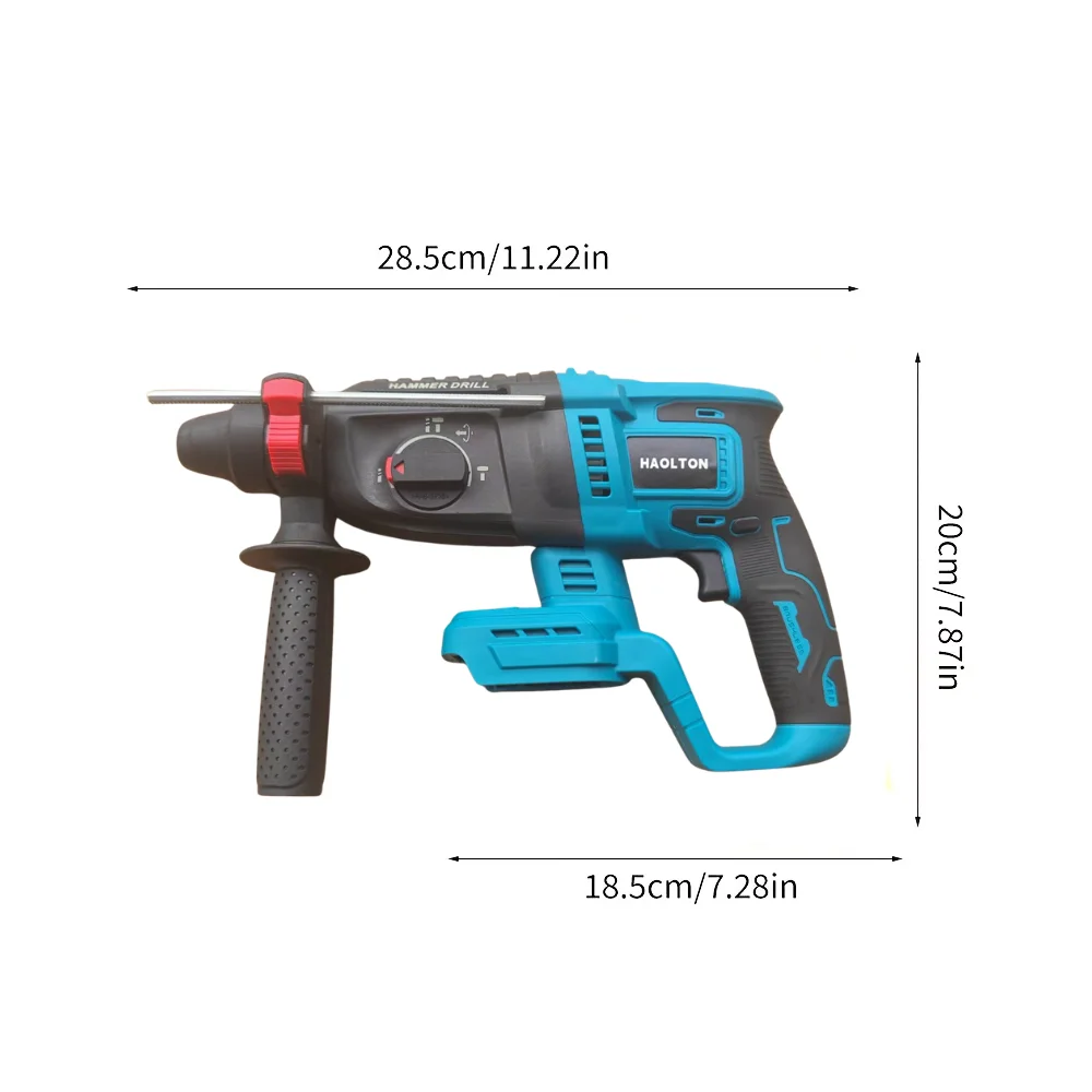 HAOLTON Makita18V Hammer Drill SDS-PLUS 20mm Rotary Hammer 3-Mode Anti-Vibration Electric Hammer MAKITA Power Tools