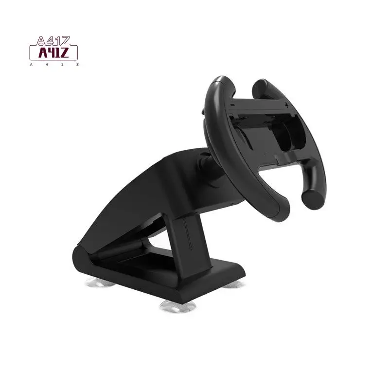 A41Z-Racing Games Steering Wheel For Switch 2 Gaming Controller Handle For Joy-Con Small Controller Steering Wheel Stand