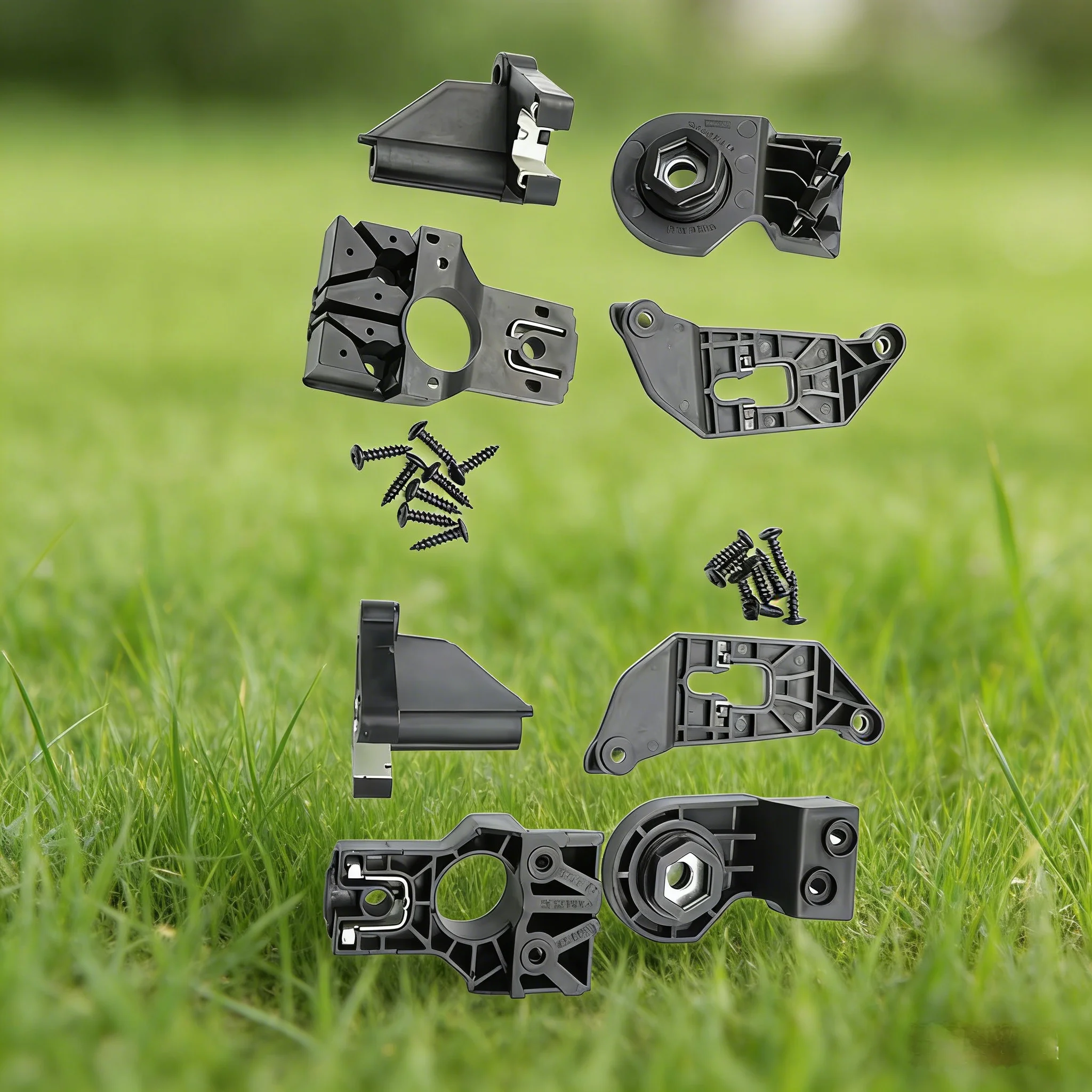 Car Headlights Repair Kit Black Claw Bracket For Audi A5L 2017-2024 Plastic Fixed Spare Parts with Screws 8W6998121 8W6998122