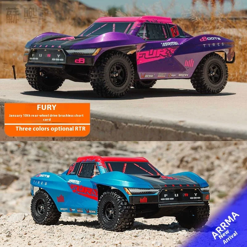 

Arrma Fury 2/3s двухколесный 2WD 1/10 радиоуправляемые автомобили с дистанционным управлением электрический бесщеточный внедорожный короткий автомобиль имитация модели подарок