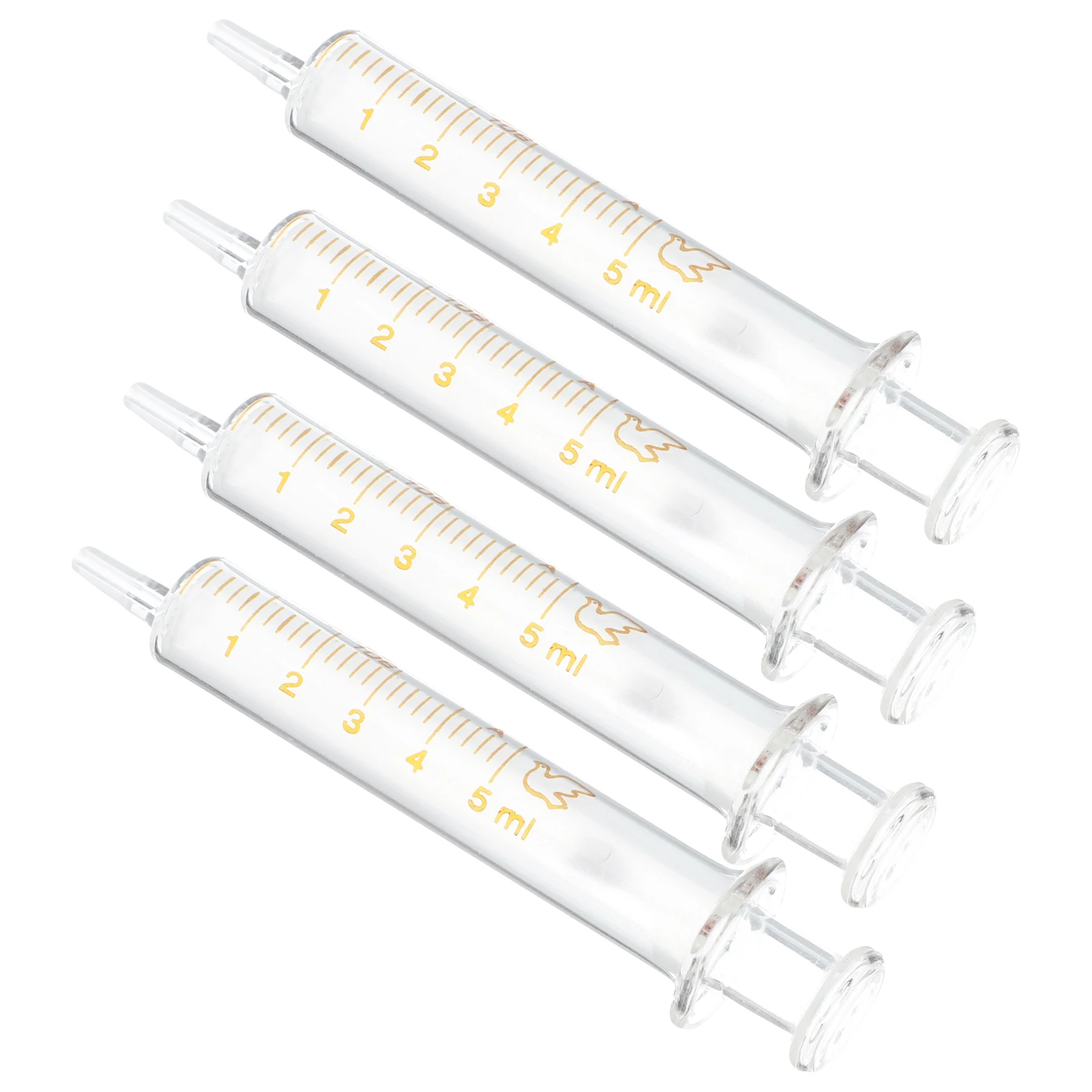 4 PCS Glass Syringe Injector Essential Oil Auxiliary Perfume Sub Package Accessory