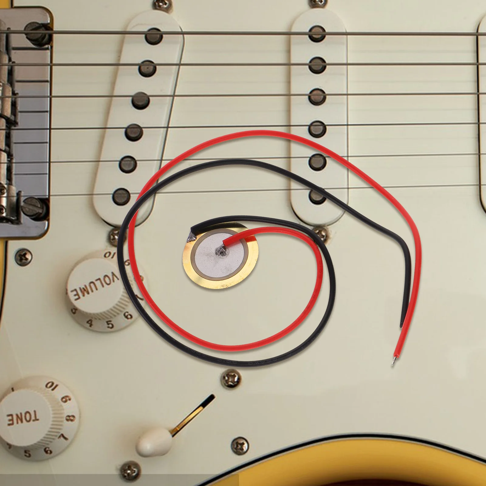 15 قطعة قرص بيزو لاقط الجيتار للأداة الصوتية تضخيم الصوت محول عنصر الاستشعار ملحق #1