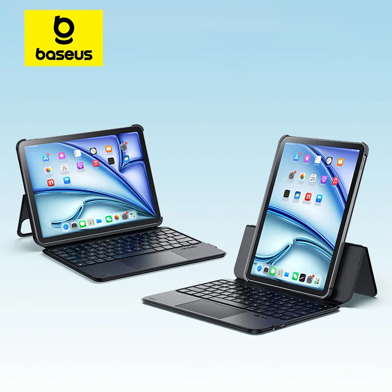 

Чехол Baseus Wireless Bluetooth Magic Keyboard для iPad Pro 11 12,9 дюймов для iPad Air 4 5 6 10,9 дюймов с магнитной клавиатурой iPad Case