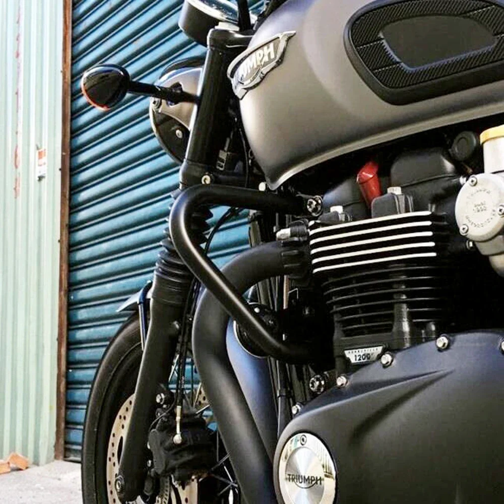 

T100 T120 Engine Guard Crash Bar Bumper Protector For Triumph Bonneville Bobber 2016-2024 2023 Thruxton R Motorcycle Accessories