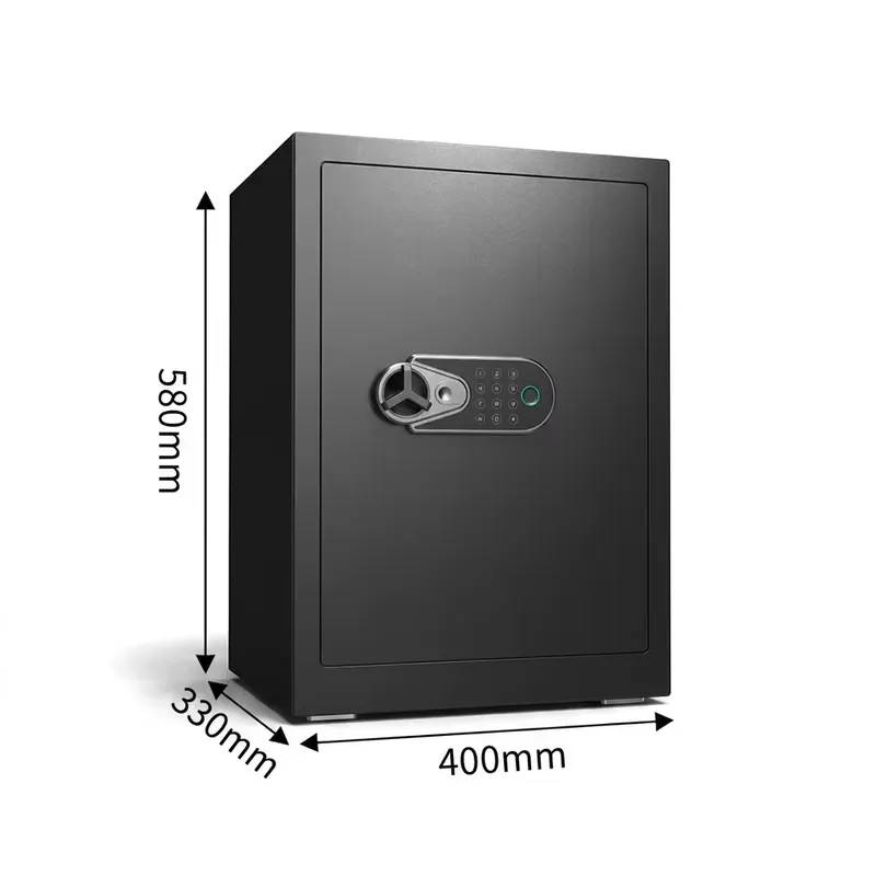 Portable Steel Digital Safe Box with Electronic Password Lock Modern Detachable Security Cabinet for Home Office Metal