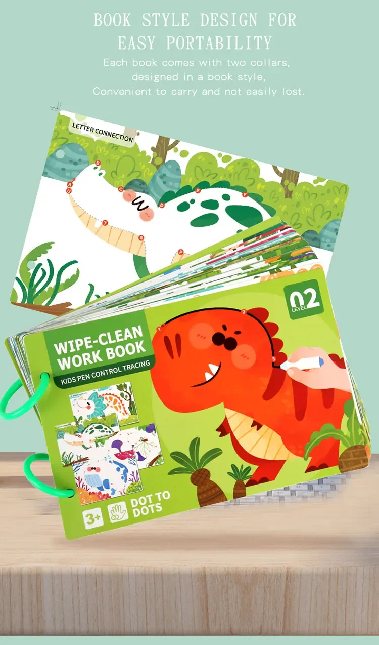 Kinderen Tekenpen Controle Training Kleur Vorm Wiskunde Match Game Set Leeractiviteiten voor peuters Educatief speelgoed