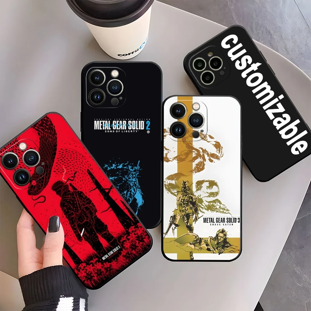 Metal Gear Solid Phone Case Apple for iphone 15 Pro Max 14 Pro 16 Plus 13 Mini 11 12 Xr X Xs 7 8 Plus Back Cover