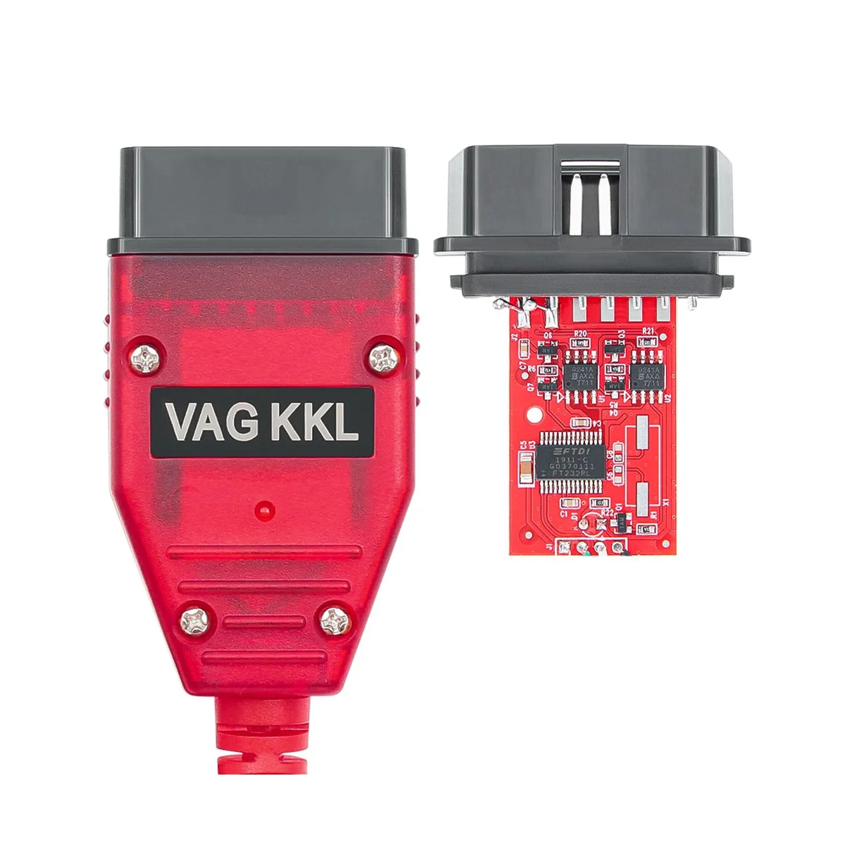 VAG 409 New Red PCB Board 9241A Chip VAG COM KKL FTDI FT232RL for VAG KKL USB Tool OBD2 USB Diagnostic VAG409.1 KKL