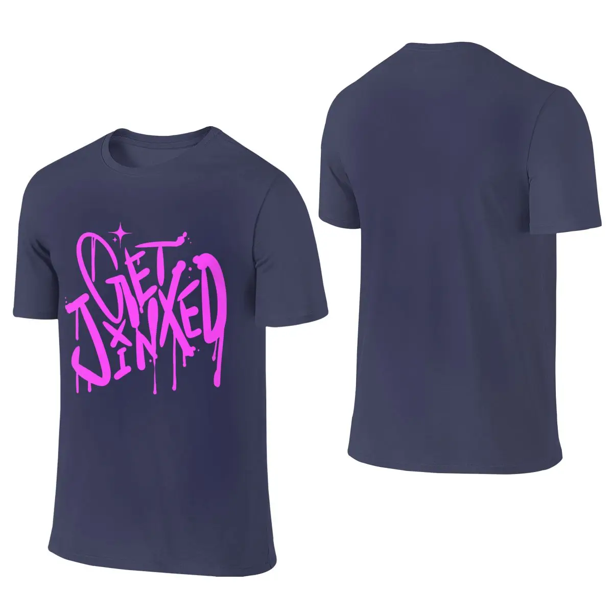 Get Jinxed Fitness Reversible T-shirt Korean Style Lazy   Tee