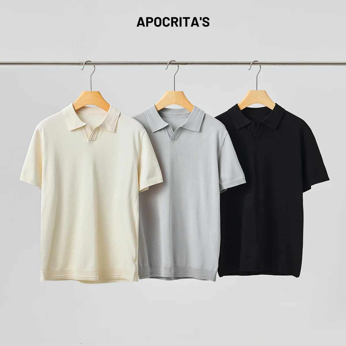 

Мужская трикотажная футболка с коротким рукавом, летняя, высокоэластичная, универсальная, для ношения под одеждой, модная повседневная одежда, полиэстер...