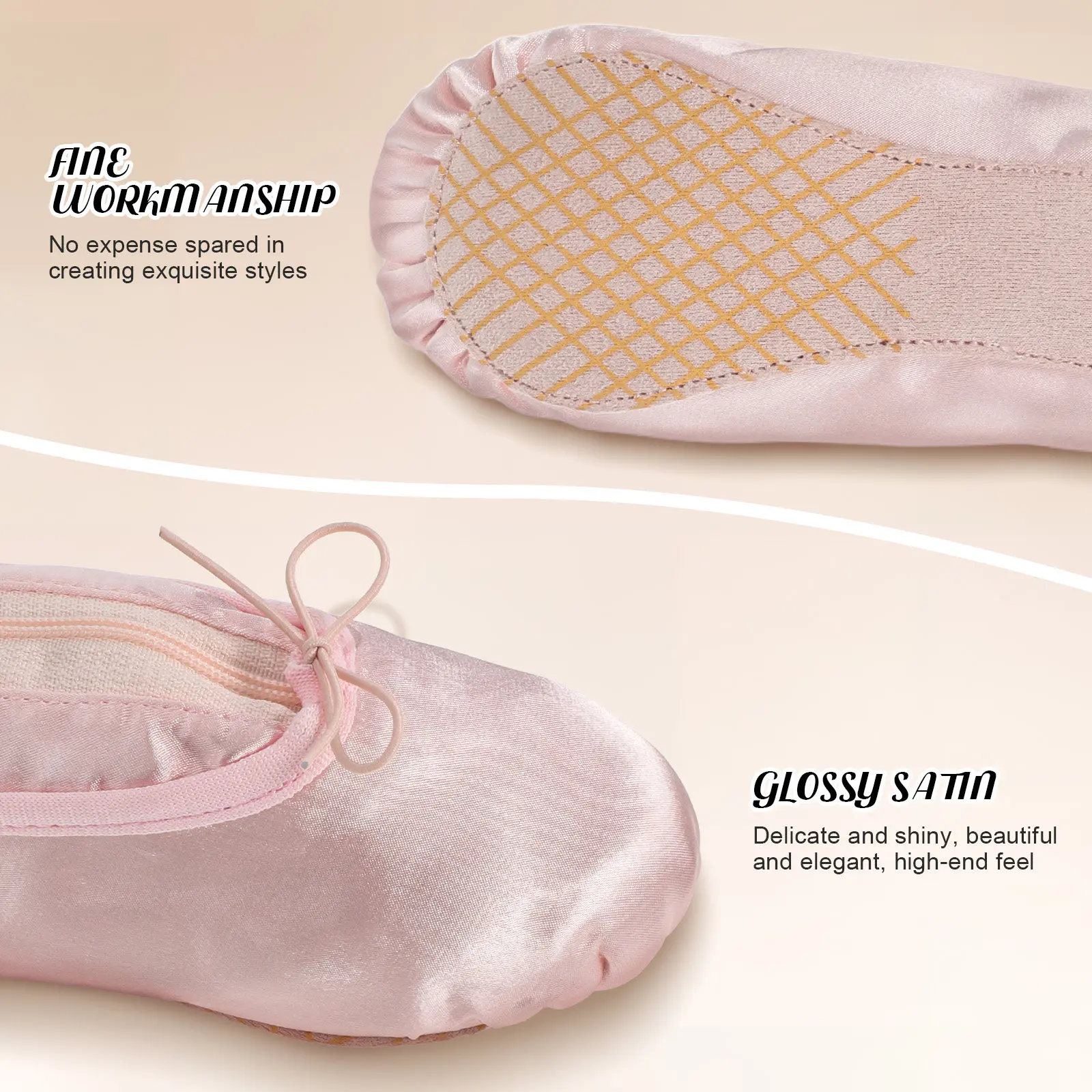 Ballet Shoe Pen Pouch Portable Pencil Case Makeup Organizer Bag for Dancer Lover Girls Women Small Storage Travel