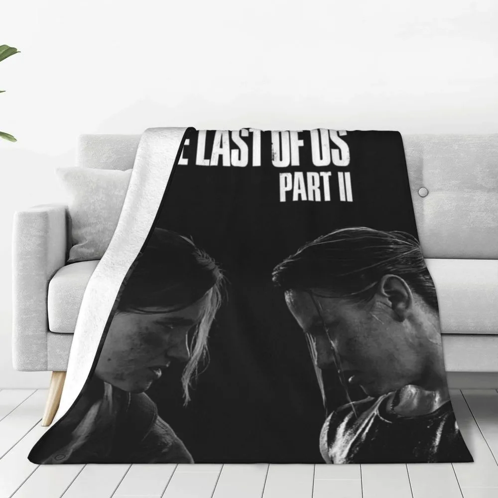 The Last of US Blanket Throw Blanket Cartoon Soft Blanket Dust Cover Blanket Home Decotation Flannel Blanket Bedding Living Room