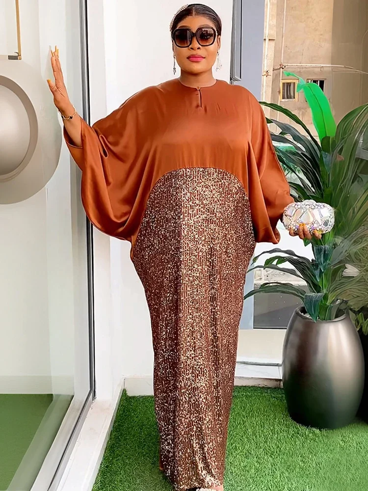 

Plus Size Long Dresses For Women African Traditional Party Evening Gowns Dubai Luxury Abaya 2024 Africa Clothing Loose Boubou