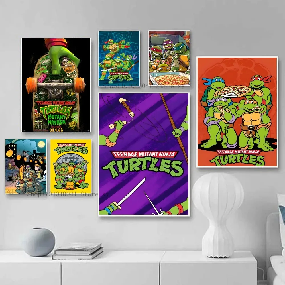 1PC Teenage Mutant Ninja Turtles Poster Paper Print Home Living Room Bedroom Entrance Bar Restaurant Cafe Art Painting