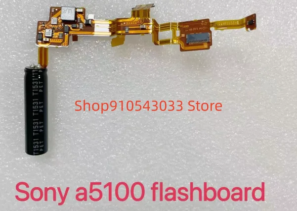 For Sony A5100 Flash Board Disassembly with Ribbon Capacitor Component