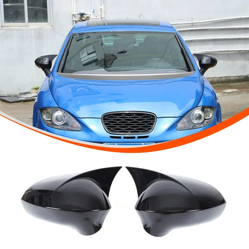 

ABS For 2008 2009 2010 2011 2012 Seat Leon Outer Rearview Mirror Cover Rearview Mirror Protective Cover Trim Car Accessories