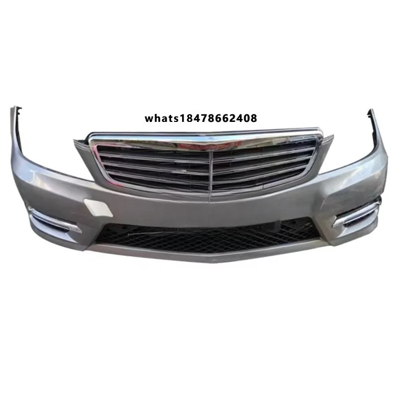 Manufacturer Price PP New Material Black Car Front Bumper W204 C300 Sport C63 with Light Emitting Diode or Fog Lig