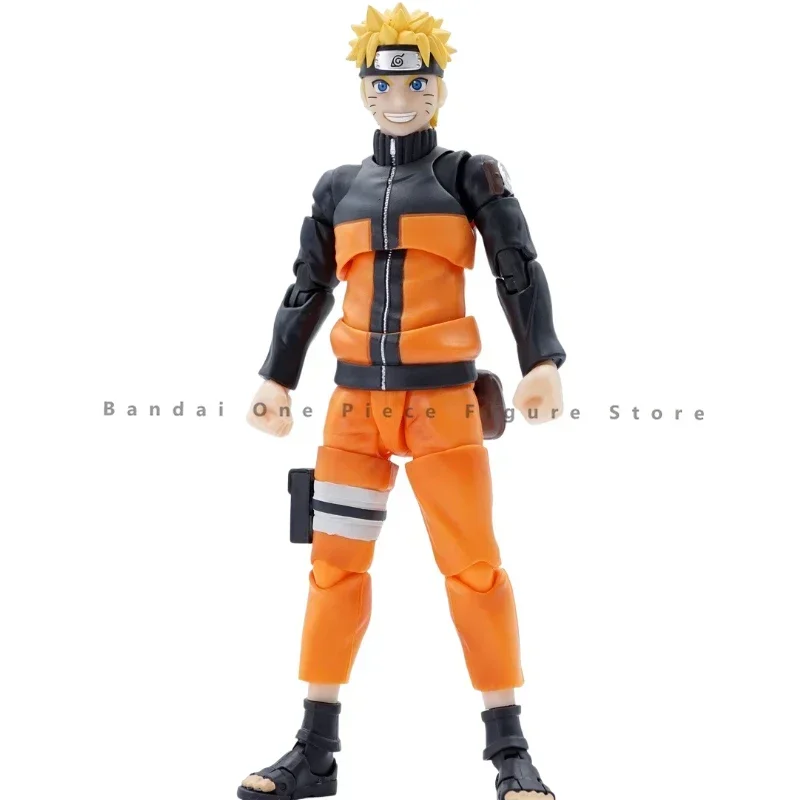 Auf Lager Original Bandai SHF Naruto Uzumaki Actionfigur Animation Spielzeug Geschenk Modell Sammler Anime Hobby Echt