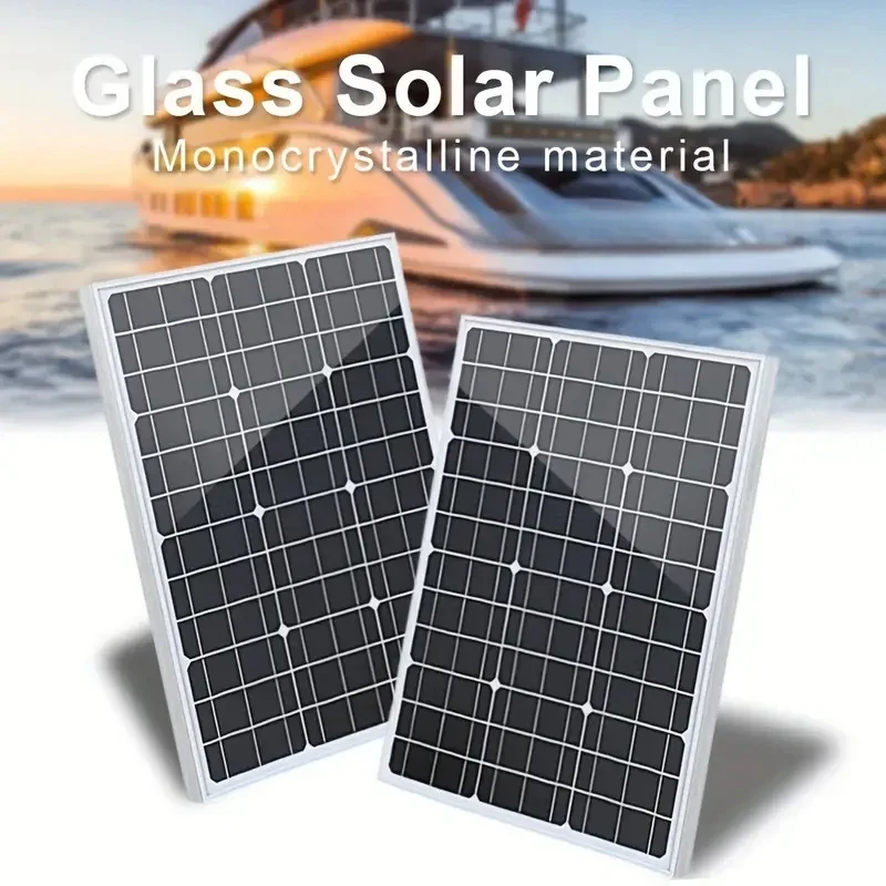 1000W solar panel 12V solar cell high-efficiency power kit, suitable for mobile phones, RVs, home camping, outdoor batteries