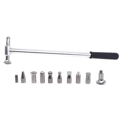 Set di strumenti di riparazione P-d-r Tap Down 9 Heads Metal Hammer Car Paintless Dent Tool