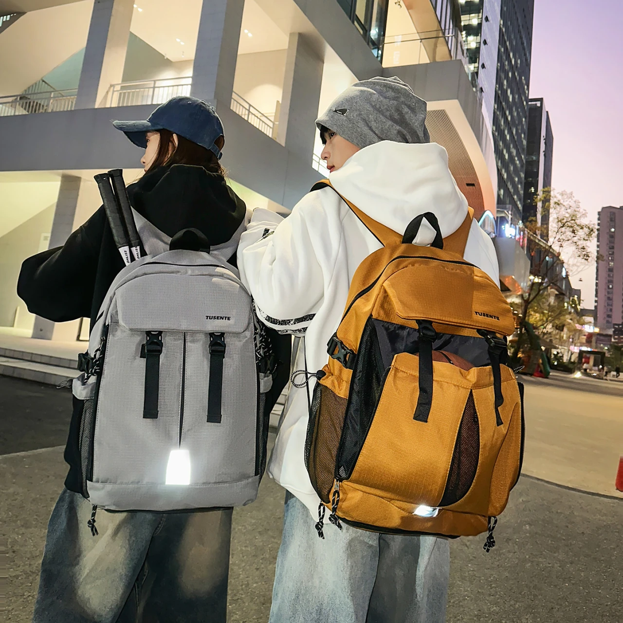 casual backpack for men Sport bag large capacity travel bag student Basketball Storage Packet Outdoor Badminton Racket Bag