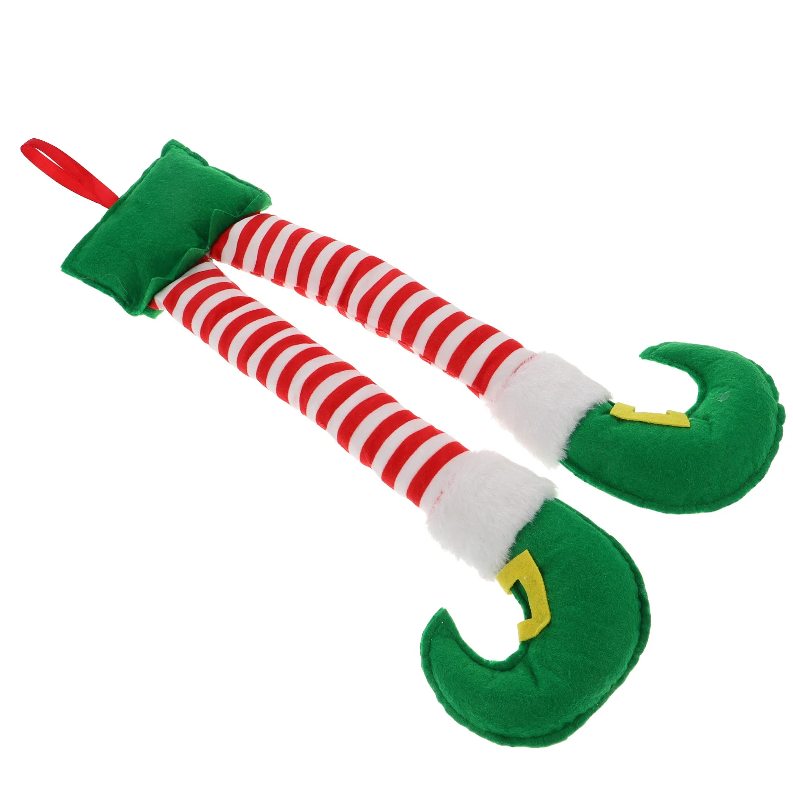 

Christmas Elf Leg Hanging Ornament for Xmas Tree Fireplace Holiday Decorations Leg Christmas Tree Decorations