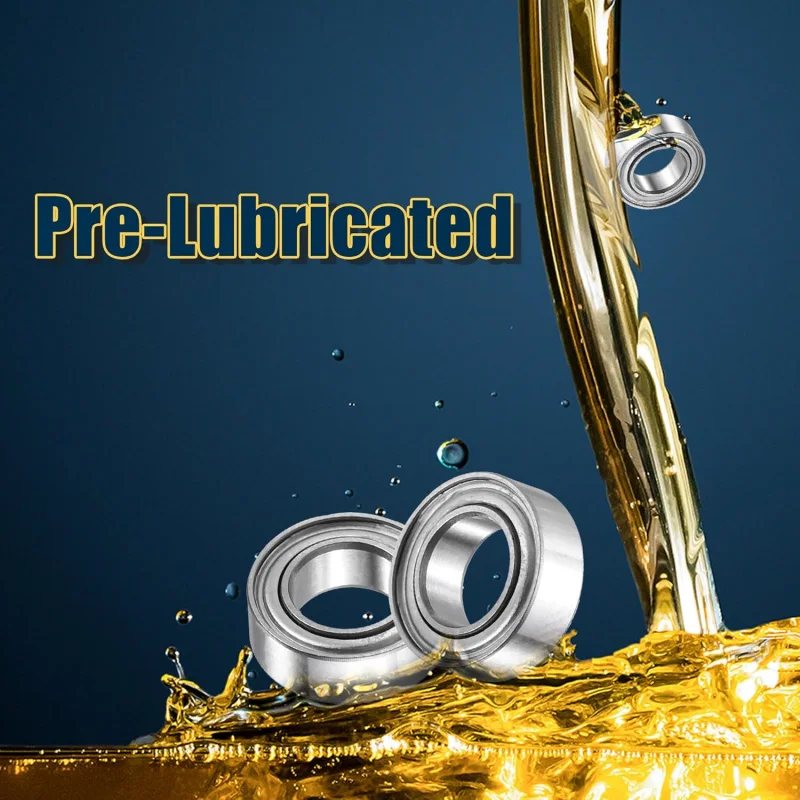 MR83ZZ 3x8x3mm درع مزدوج صف واحد محامل كروية ذات أخدود عميق لون فضي - حزمة من 10 قطع #6