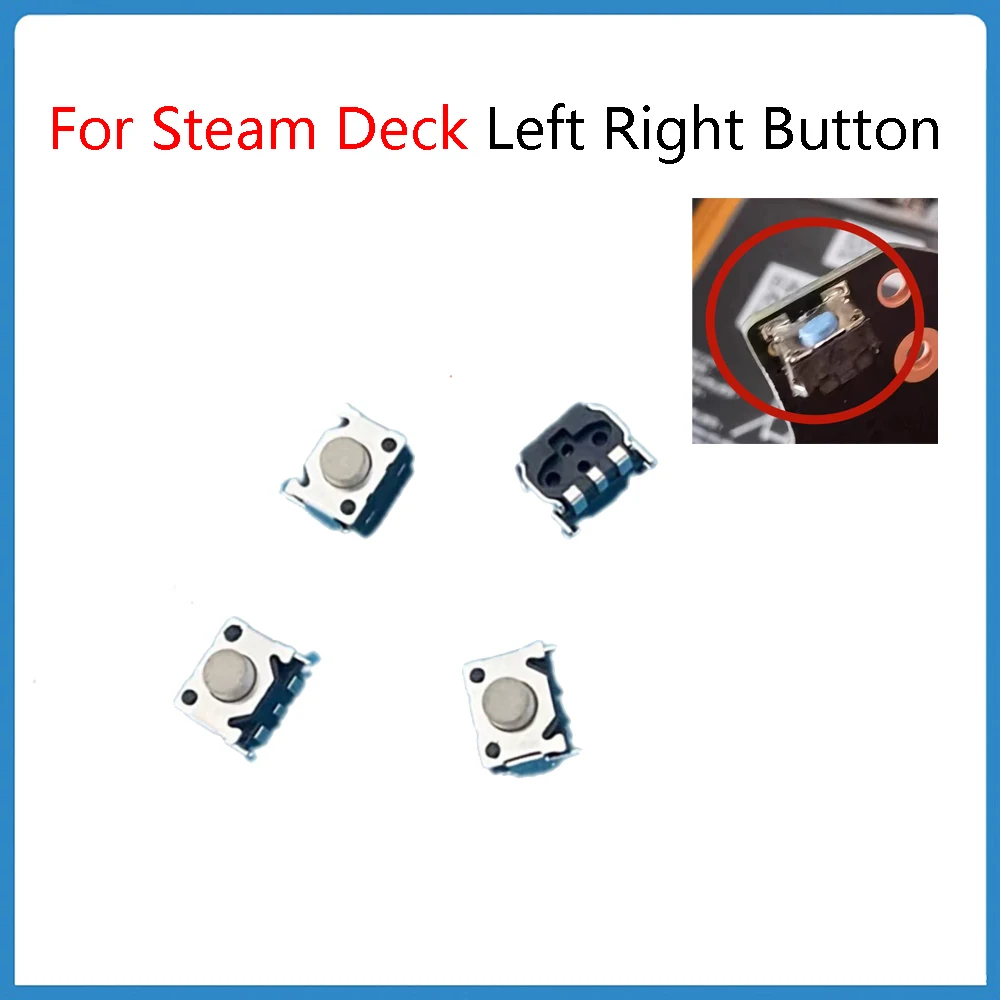 10Pcs For Steam Deck L R Left Right Button Shoulder Trigger Key Game Hosts Micro-motion Button Key Repair Parts Replacement