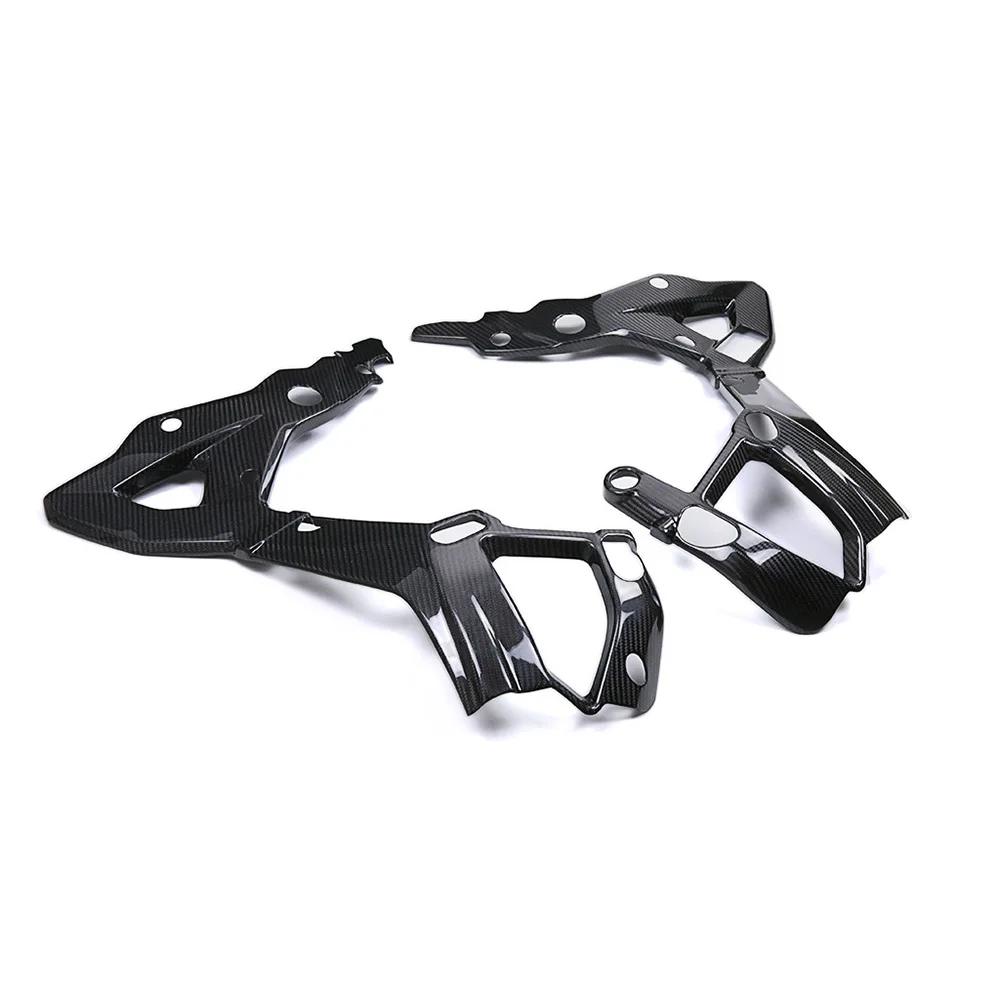 ل BMW S1000XR S 1000 XR 2020 2021 2022 2023 2024 ريال جاف ألياف الكربون غطاء إطاري لوحات جانبية هدية دراجة نارية الملحقات