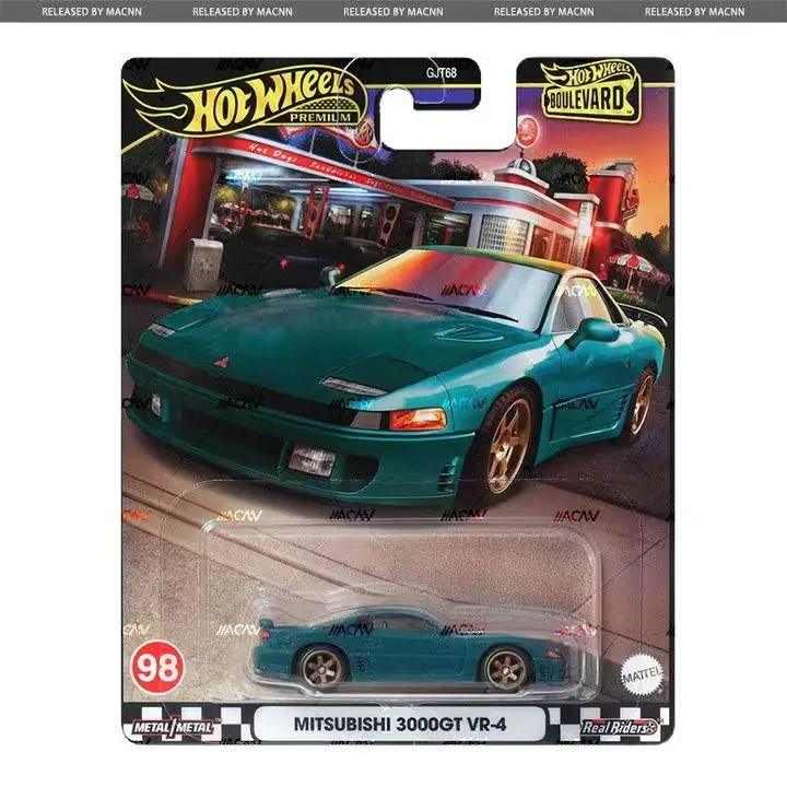 

Фонари HOT WHEELS 1:64 Mitsubishi 3000GT GJT68-98-HRT68 коллекция литых под давлением моделей автомобилей, декоративный подарок