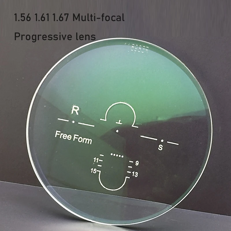 

1.56 1.61 1.67 1.74 Aspheric Optical Multi-focal Prescription Lens Myopia Presbyopia Lens