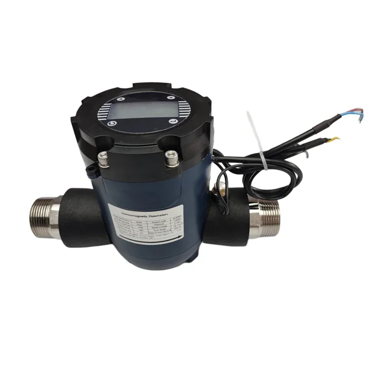 

Water Treatment Digital Water Flow Meter DN25 Electromagnetic Flow Transmitter 4-20mA RS485 Smart Plastic Flow Meter