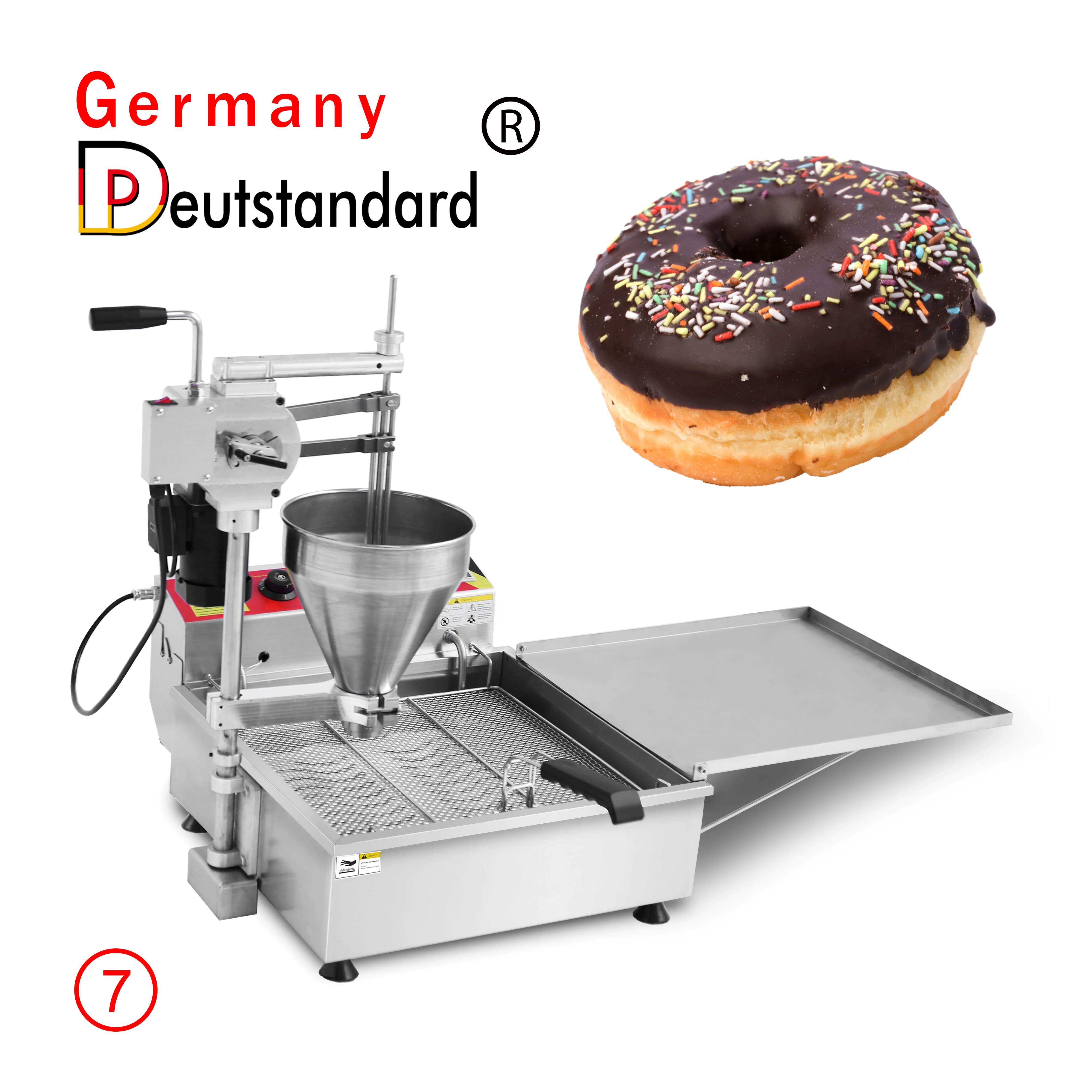 Nieuwe Commerciële Snackmachine Elektrische Donut Maker Donut Machine Met Friteuse