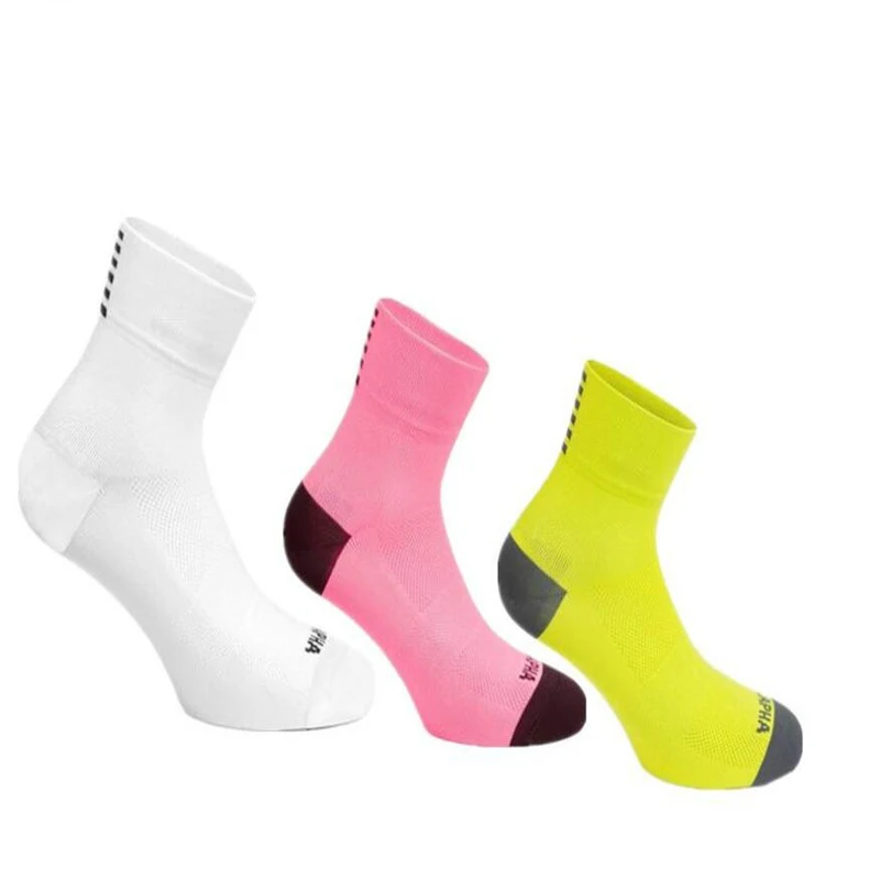 1 Pairs Professional Sports Cycling Socks Men\'s Women\'s Breathable Road Cycling Outdoor Racing Socks