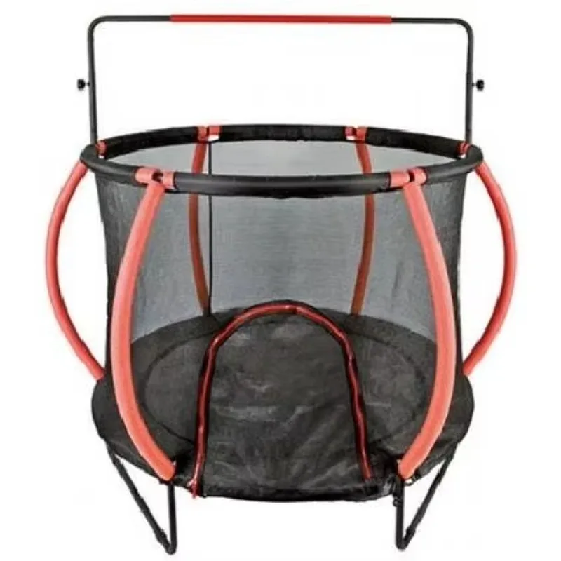

Small Folding Lantern-Type Trampoline for Little Ones - Home Indoor Fitness Equipment with Handle, Bungee Jumping Bed