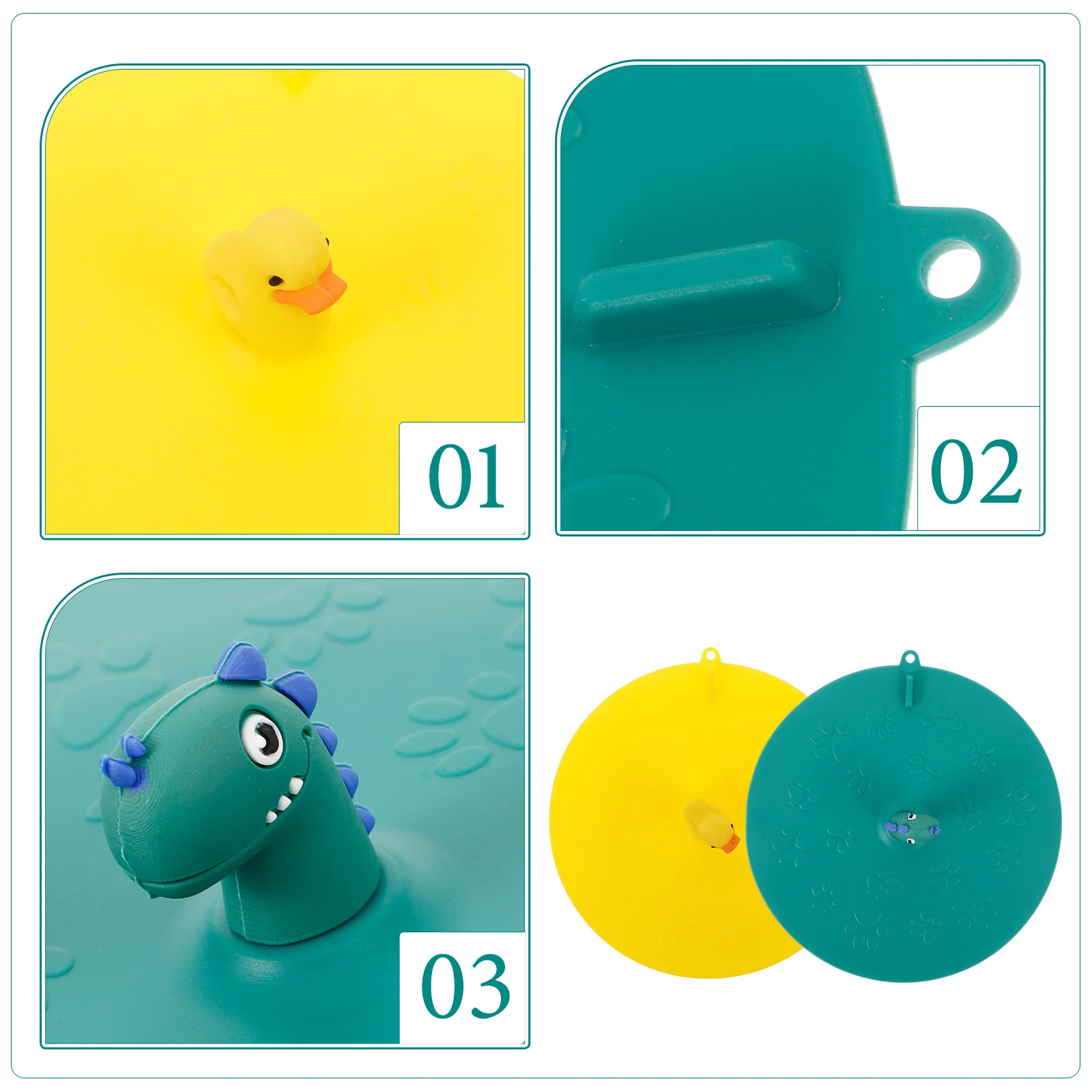 

2pcs Silicone Bathtub Drain Stopper Anti-Odor Floor Drain Cover Universal Tub Stoppers For Bathroom Kitchen Sink Strainer