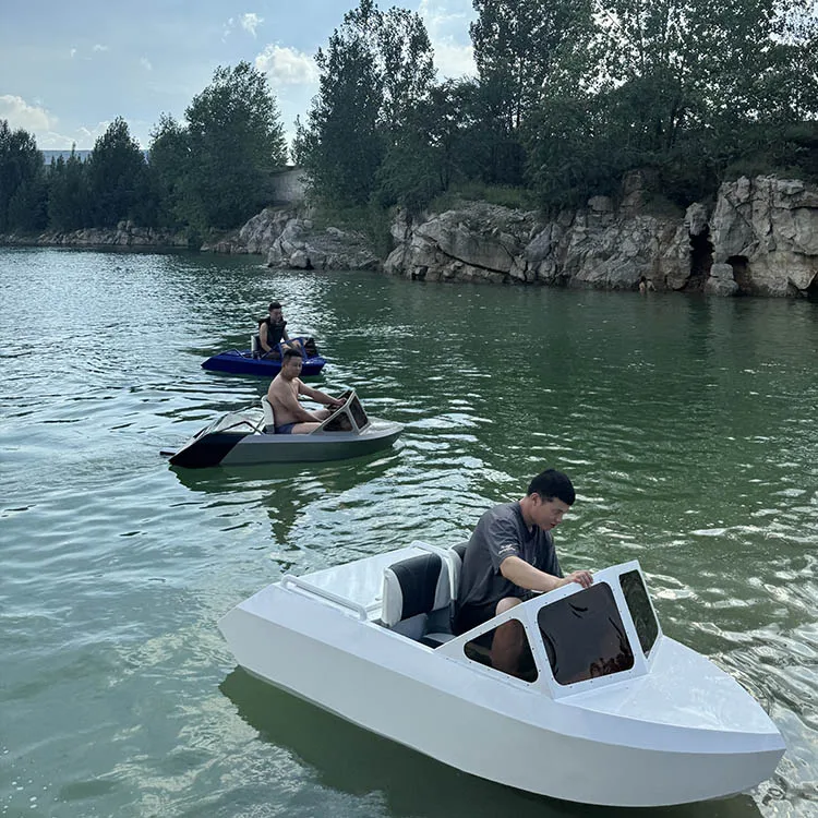 Lake Touring Mini Jet Kart Water Sports Boat, Premium Power Component Multi-Scenario Use For Outdoor Water Recreation