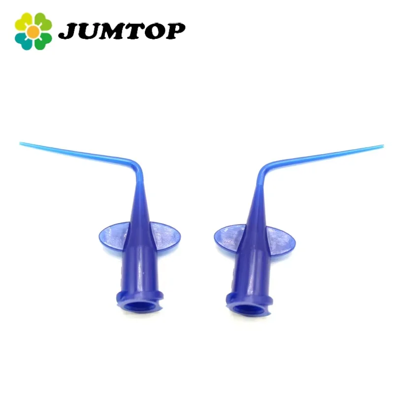 JUMTOP 50Pcs Dental Syringe Tip Endo Irrigation Root Canal Butterfly Needle Dia 0.25mm for Injection Medicine Refill